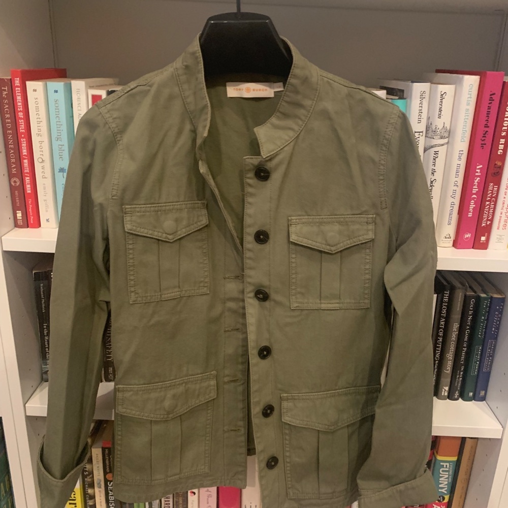 Tory Burch Side-Tie Utility Jacket